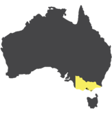 Victoria Map Highlighted